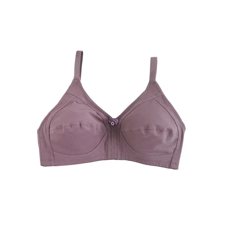 سوتین نخی زنانه کاپ B بدون فنر طرح جلو بازشو سایزبندی کامل