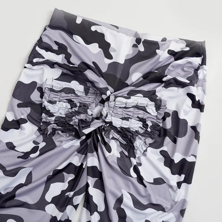 لگینگ زنانه طرح چریکی کمر کشی سایز آزاد جنس استرج