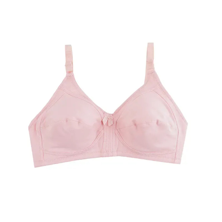 سوتین نخی زنانه کاپ B بدون فنر طرح جلو بازشو سایزبندی کامل