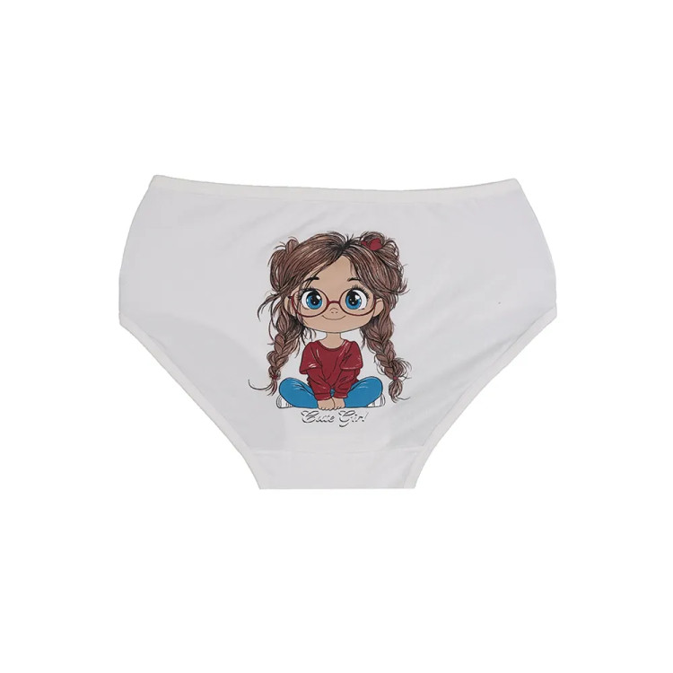 شورت نخی اسلیپ دخترانه طرح کیوت گرل سایز 2XL