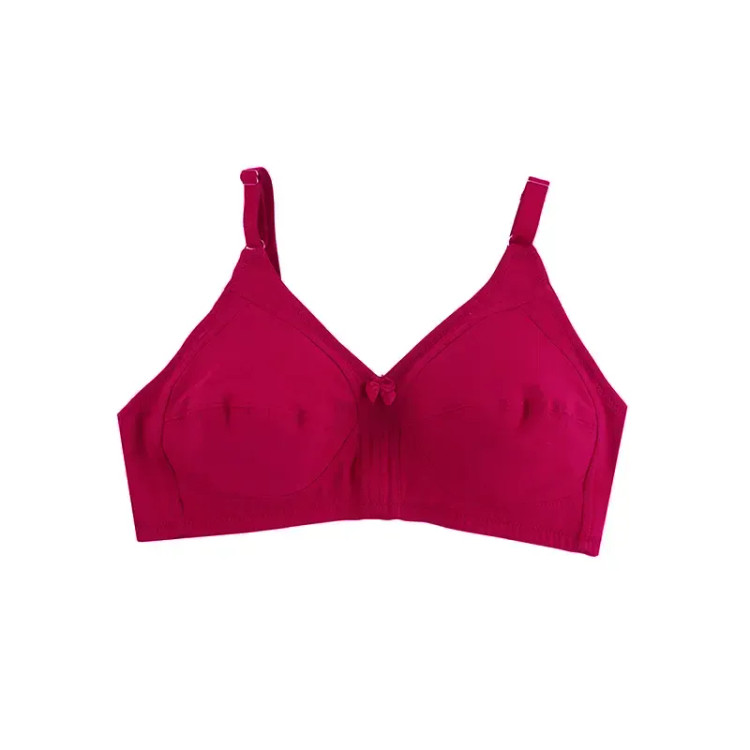 سوتین نخی زنانه کاپ B بدون فنر طرح جلو بازشو سایزبندی کامل