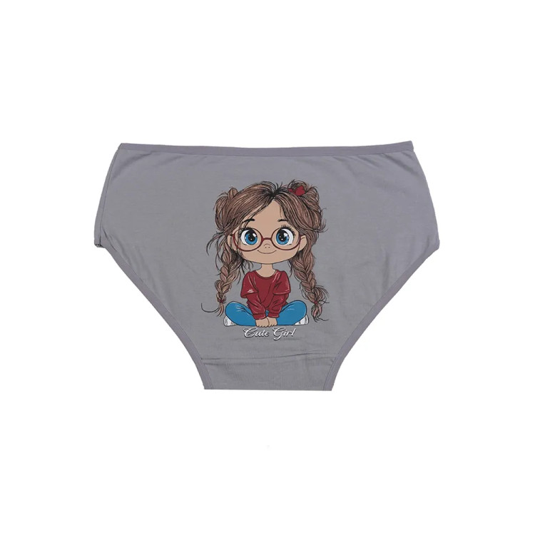 شورت نخی اسلیپ دخترانه طرح کیوت گرل سایز 2XL