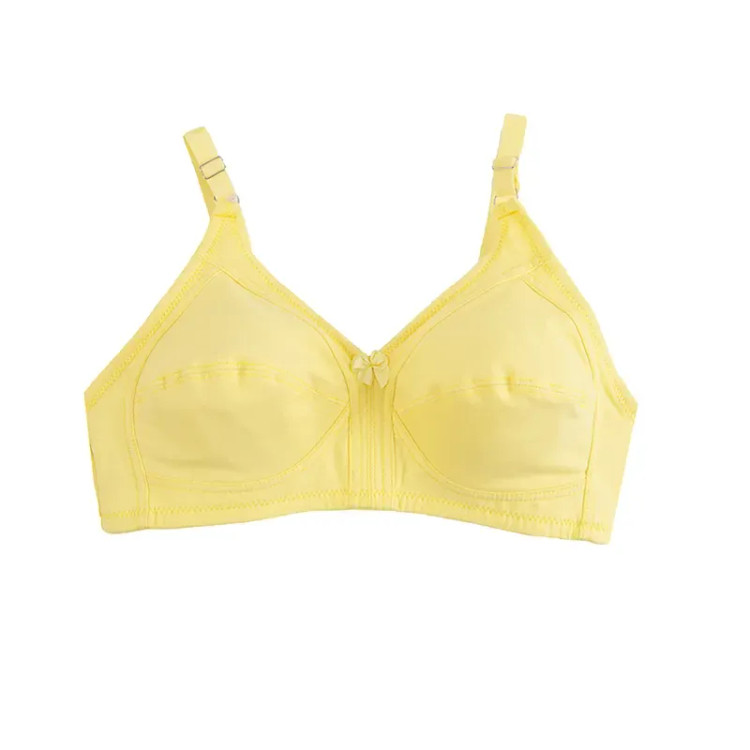 سوتین نخی زنانه کاپ B بدون فنر طرح جلو بازشو سایزبندی کامل