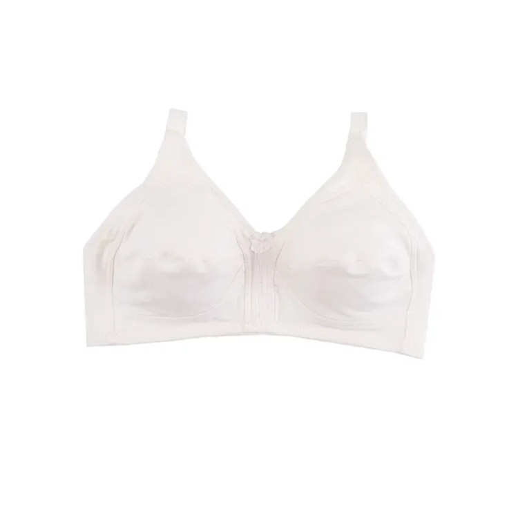 سوتین نخی زنانه کاپ B بدون فنر طرح جلو بازشو سایزبندی کامل