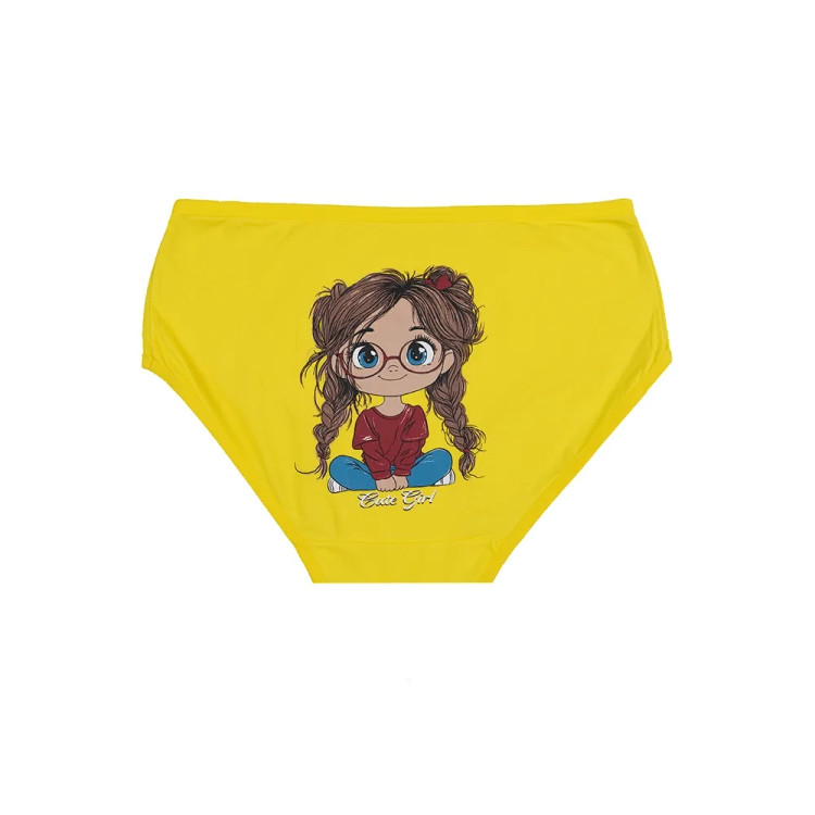 شورت نخی اسلیپ دخترانه طرح کیوت گرل سایز 2XL