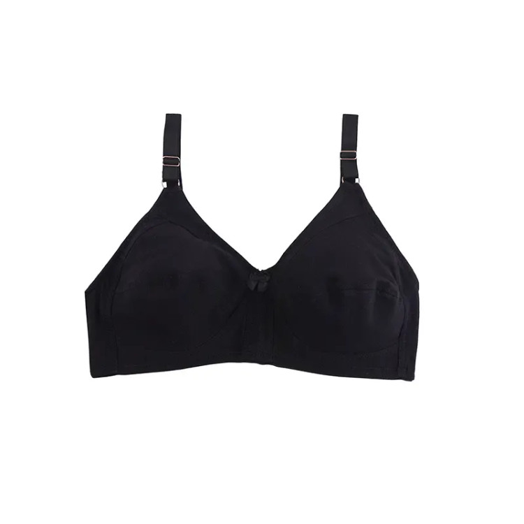 سوتین نخی زنانه کاپ B بدون فنر طرح جلو بازشو سایزبندی کامل