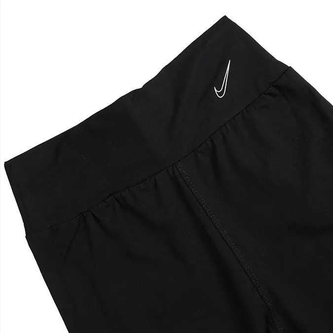 شلوارک ورزشی زنانه لاکرا طرح نایک مشکی قد 76