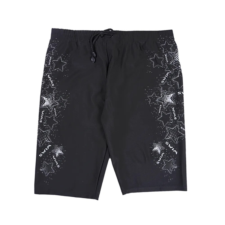 شورت مایو مردانه طرح ستاره کمر کشی فری سایز