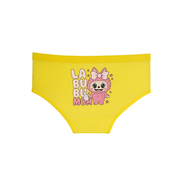 شورت نخی زنانه مدل اسلیپ طرح دار سایز L