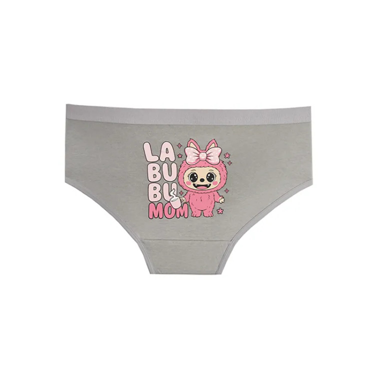 شورت نخی زنانه مدل اسلیپ طرح دار سایز L