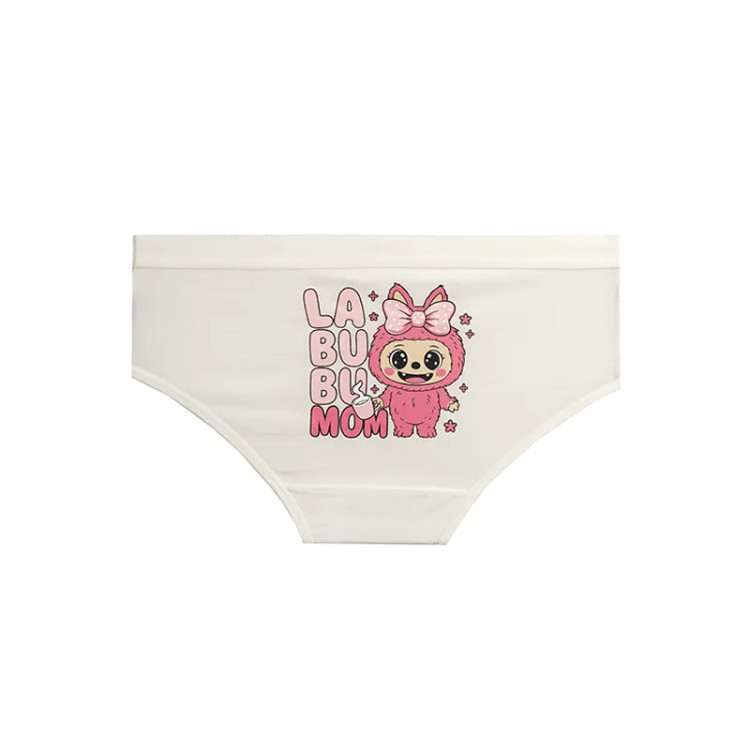 شورت نخی زنانه مدل اسلیپ طرح دار سایز L