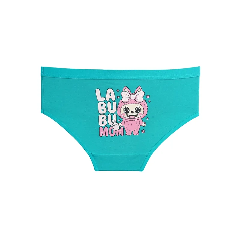 شورت نخی زنانه مدل اسلیپ طرح دار سایز L