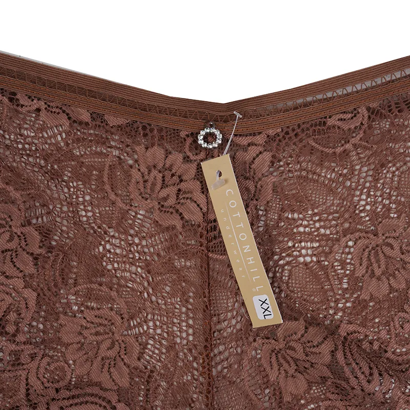 شورت بکلس دانتل زنانه سایز 2XL طرح دار