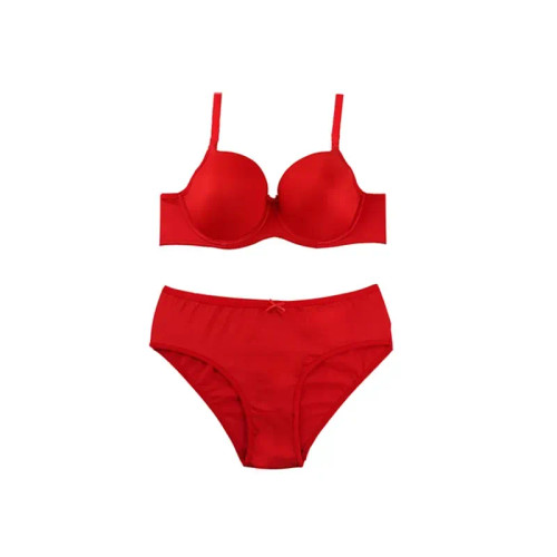 ست لباس زیر زنانه ساتن اسفنجی فنردار مدل اسلیپ