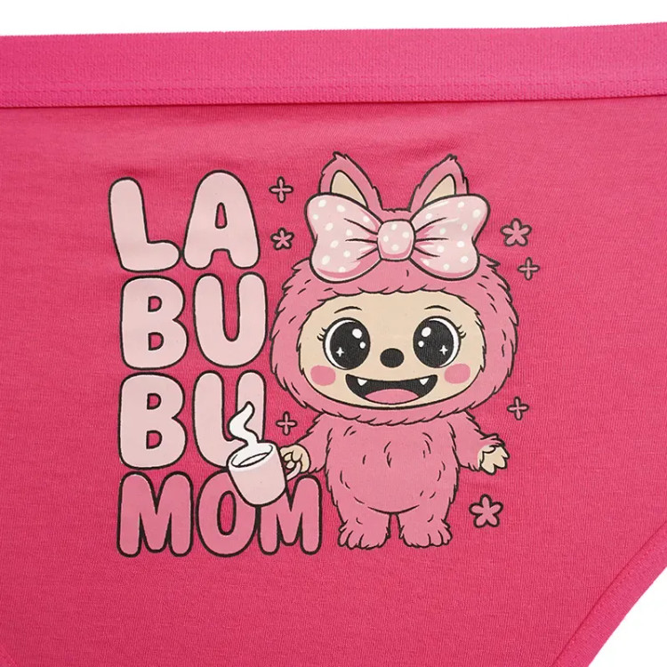 شورت نخی زنانه مدل اسلیپ طرح دار سایز L