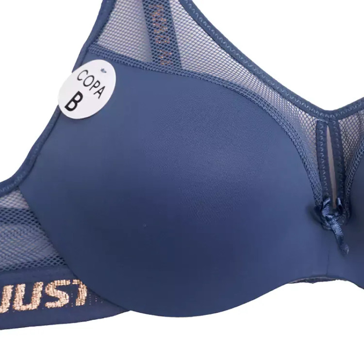 سوتین زنانه اسفنجی جک دار فنردار طرح دار مدل 75 تا 85