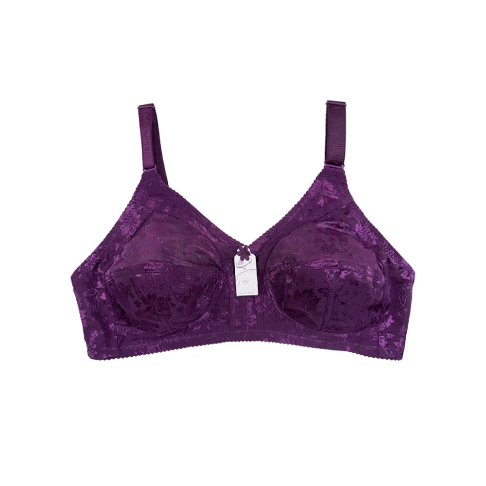 سوتین زنانه دانتل بدون فنر بند قابل تنظیم سایز 90 تا 100