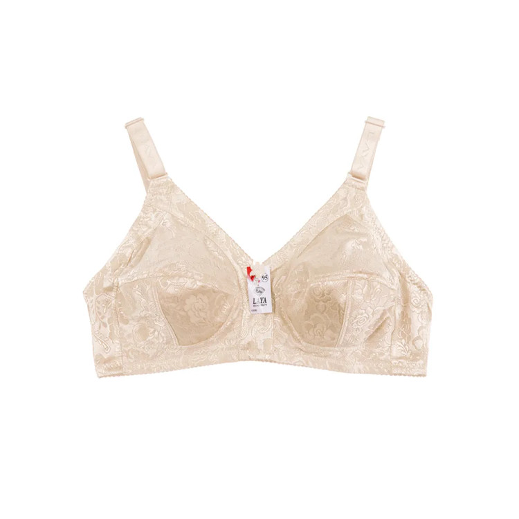 سوتین زنانه دانتل بدون فنر بند قابل تنظیم سایز 90 تا 100