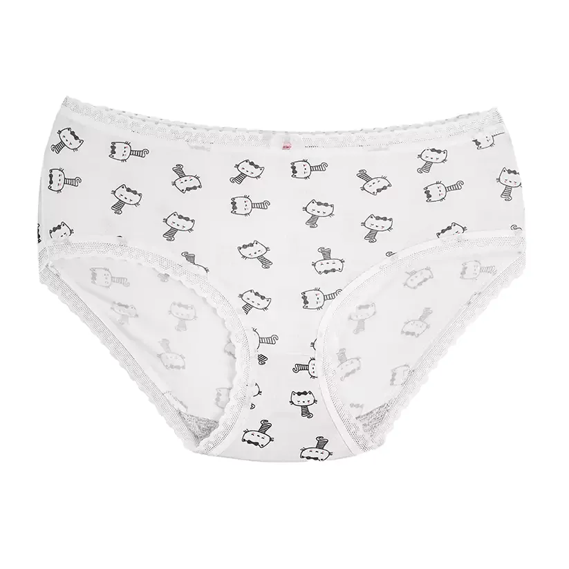 شورت نخی زنانه فری سایز طرحدار مدل اسلیپ