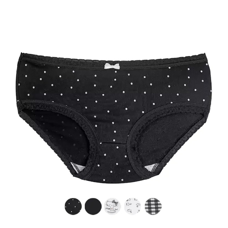 شورت نخی زنانه فری سایز طرحدار مدل اسلیپ