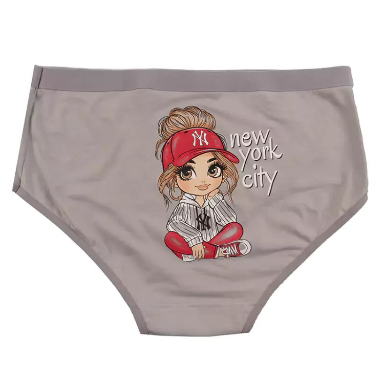 شورت نخی زنانه طرح نیویورک سایز 3XL