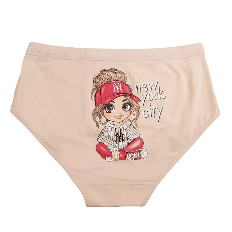 شورت نخی زنانه طرح نیویورک سایز 3XL