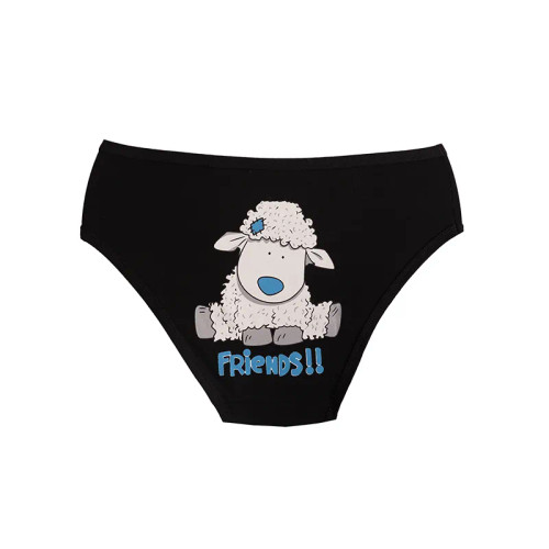 شورت نخ پنبه زنانه طرح گوسفند مدل اسلیپ سایز XL