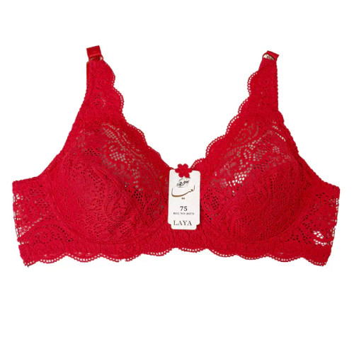 سوتین فنردار دانتل زنانه بند قابل تنظیم