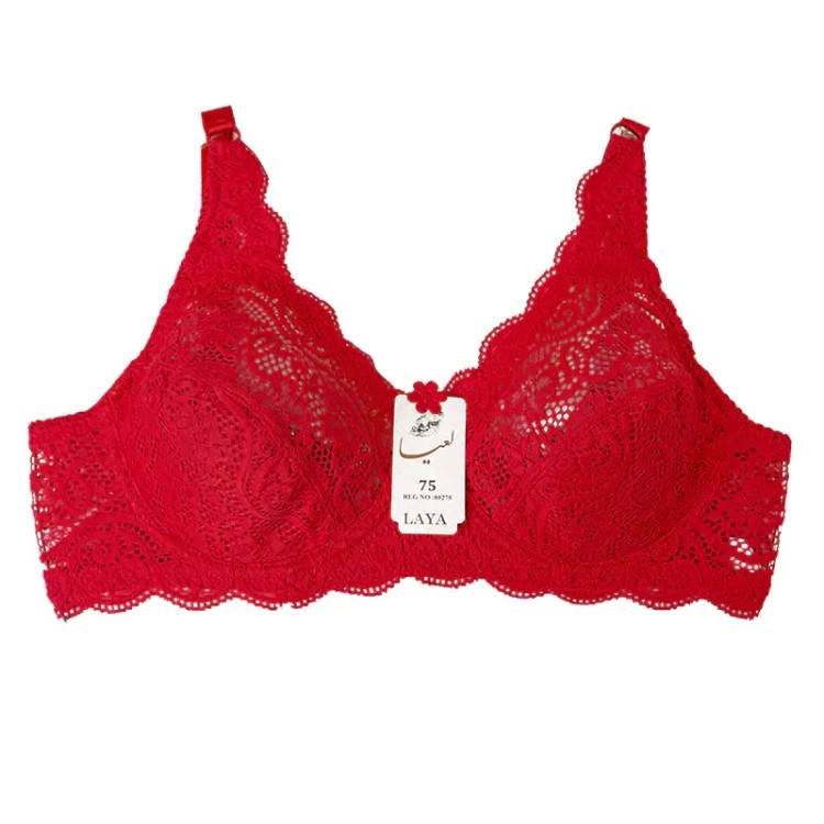 سوتین فنردار دانتل زنانه بند قابل تنظیم