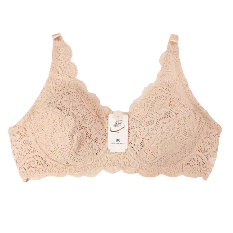 سوتین فنردار دانتل زنانه بند قابل تنظیم