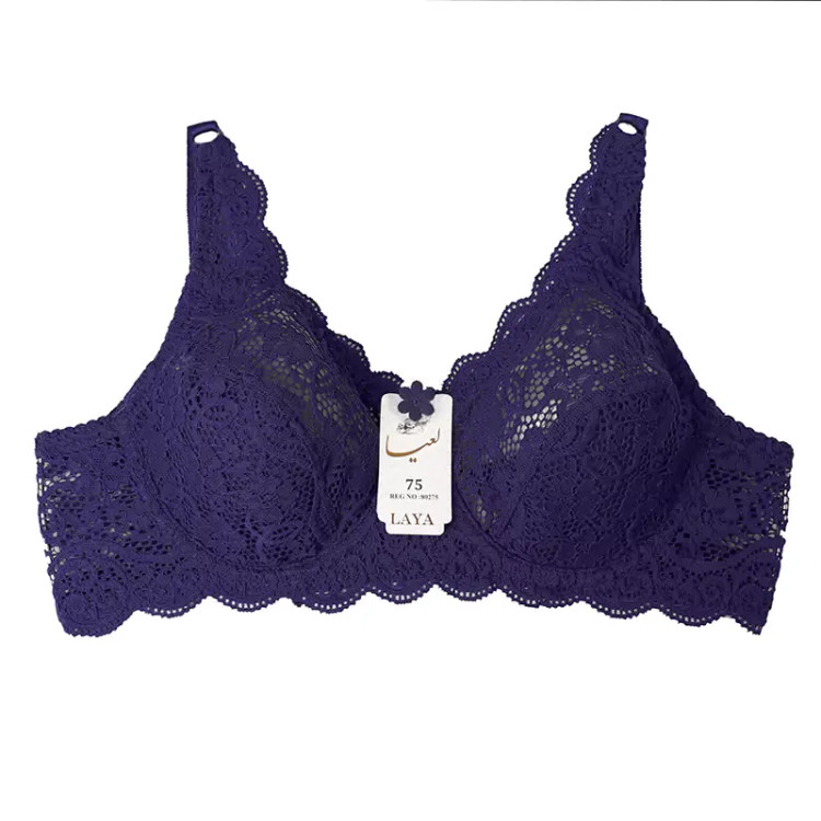 سوتین فنردار دانتل زنانه بند قابل تنظیم