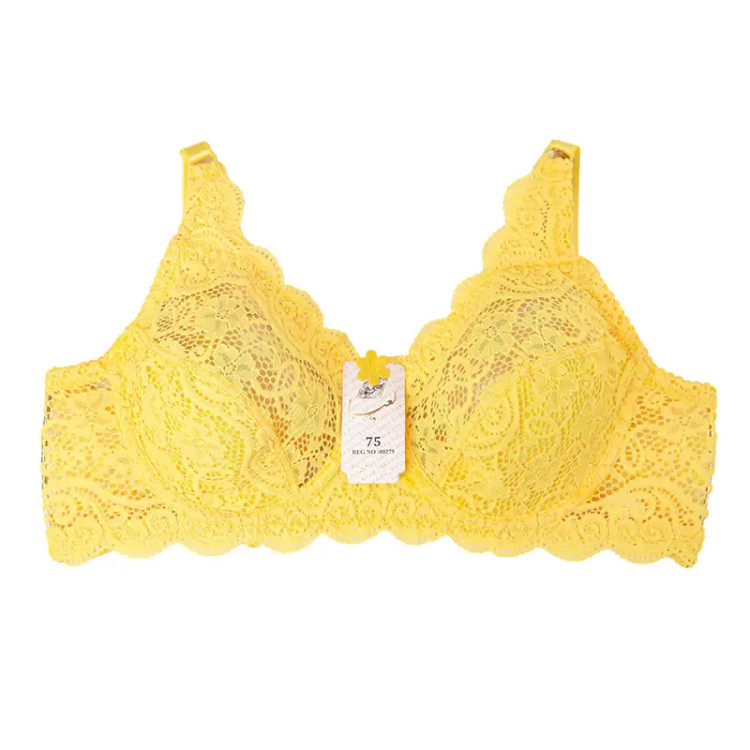 سوتین فنردار دانتل زنانه بند قابل تنظیم