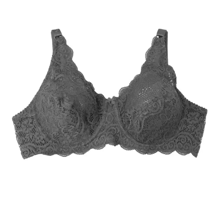 سوتین فنردار دانتل زنانه بند قابل تنظیم