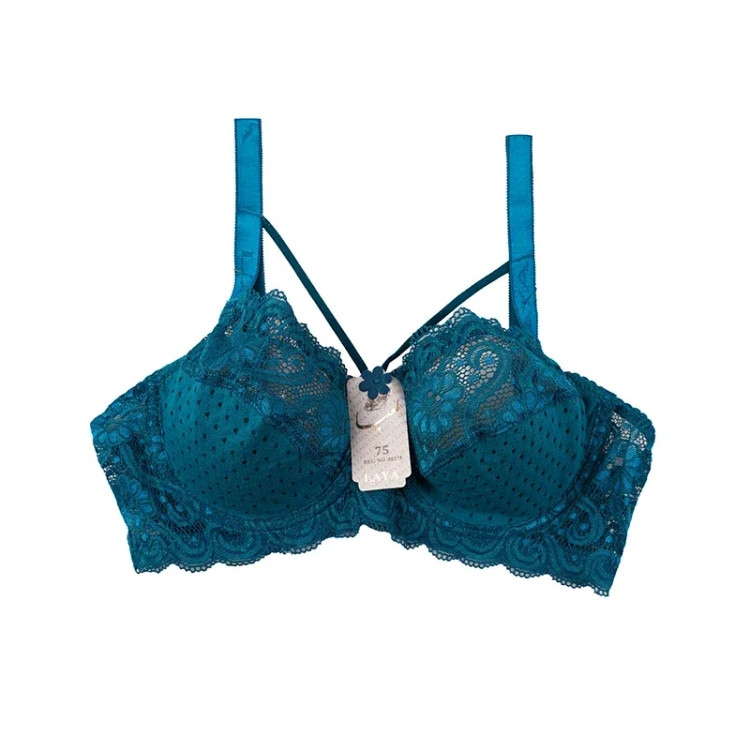 سوتین فنردار هارنس دار دانتل سوزنی زنانه بند قابل تنظیم