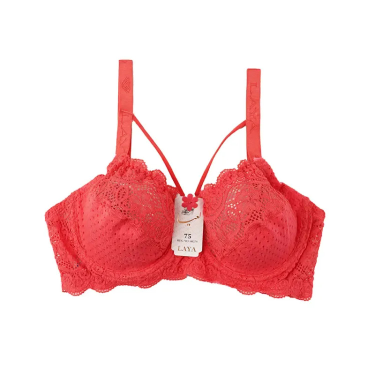 سوتین فنردار هارنس دار دانتل سوزنی زنانه بند قابل تنظیم