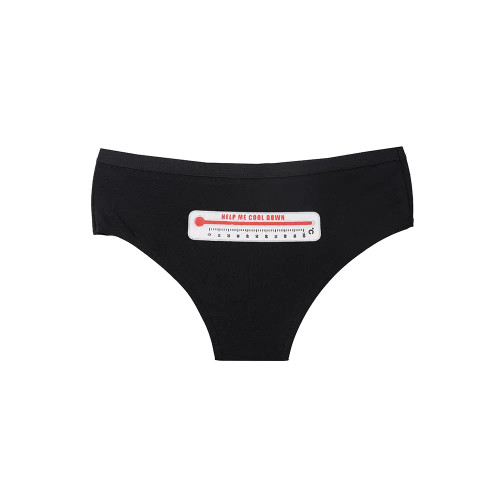 شورت زنانه نخ پنبه طرح دماسنج مدل اسلیپ فری سایز