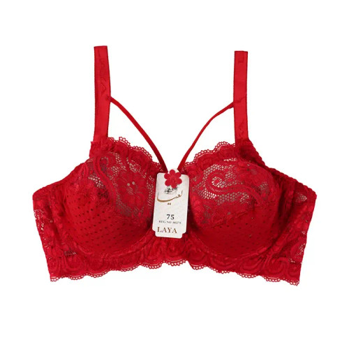 سوتین فنردار هارنس دار دانتل سوزنی زنانه بند قابل تنظیم