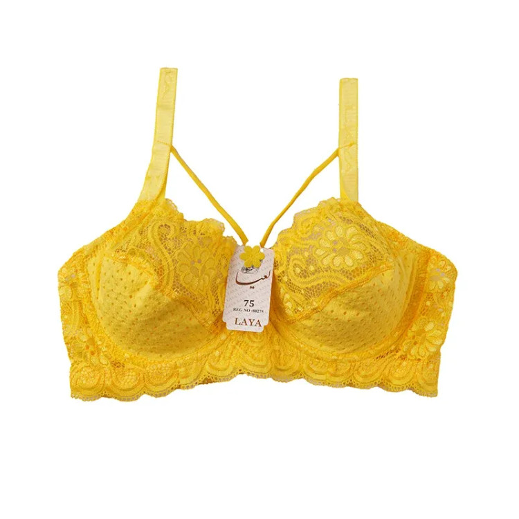 سوتین فنردار هارنس دار دانتل سوزنی زنانه بند قابل تنظیم