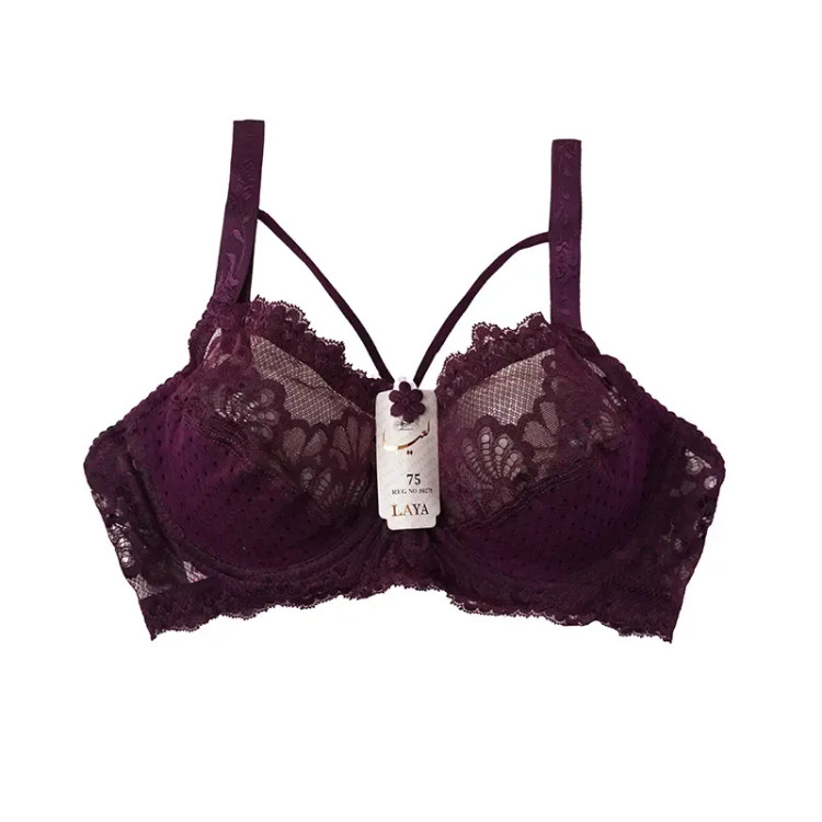 سوتین فنردار هارنس دار دانتل سوزنی زنانه بند قابل تنظیم