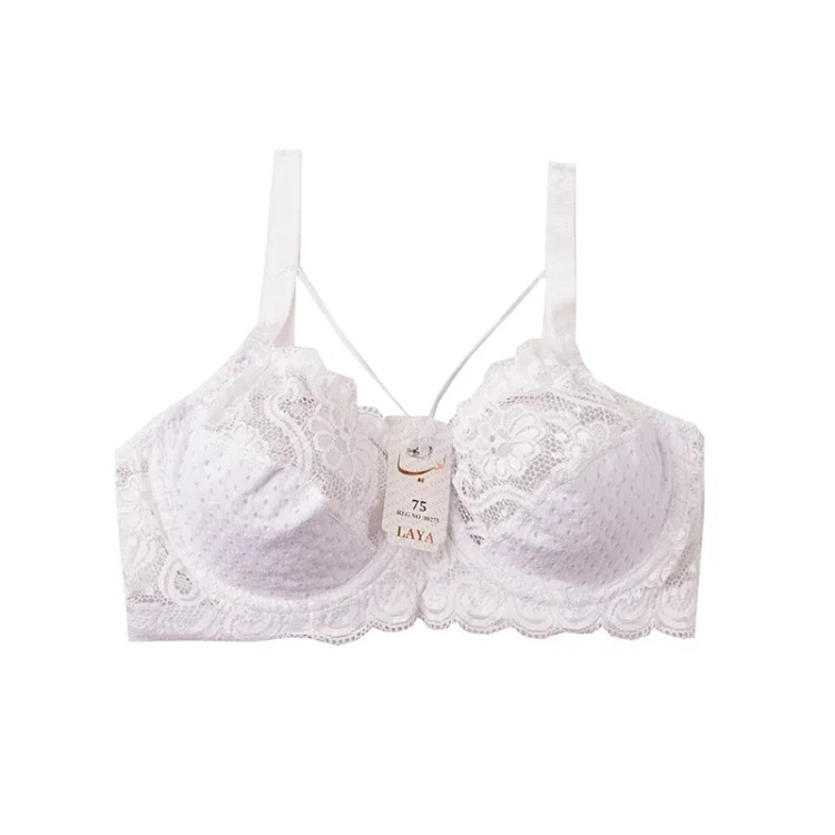 سوتین فنردار هارنس دار دانتل سوزنی زنانه بند قابل تنظیم