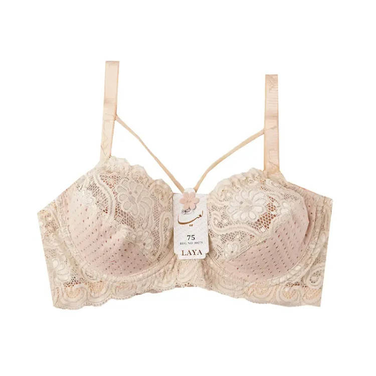 سوتین فنردار هارنس دار دانتل سوزنی زنانه بند قابل تنظیم