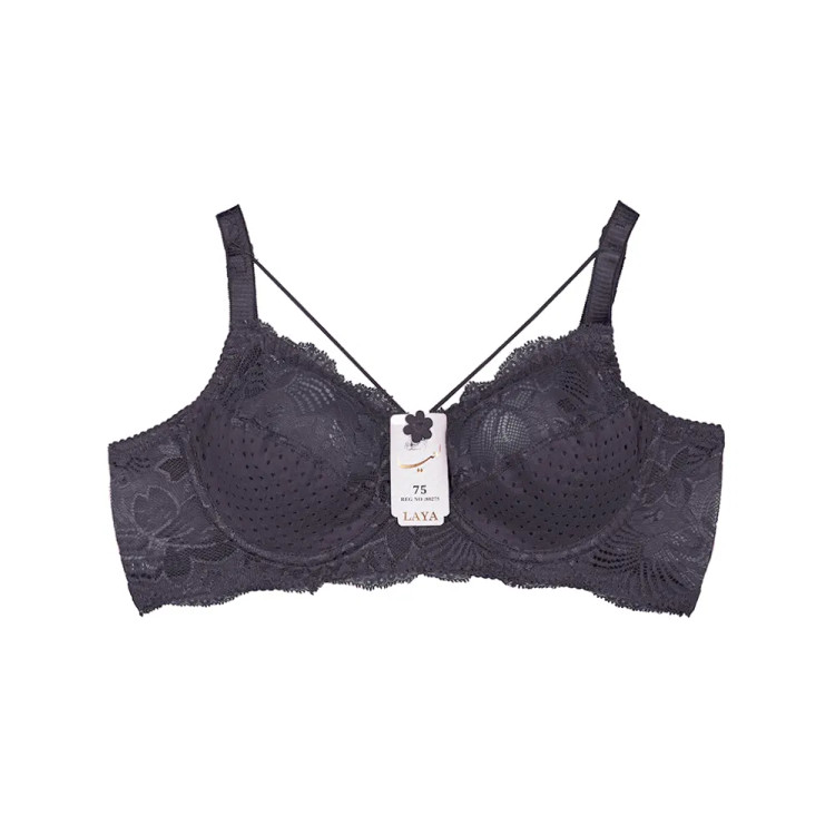 سوتین فنردار هارنس دار دانتل سوزنی زنانه بند قابل تنظیم