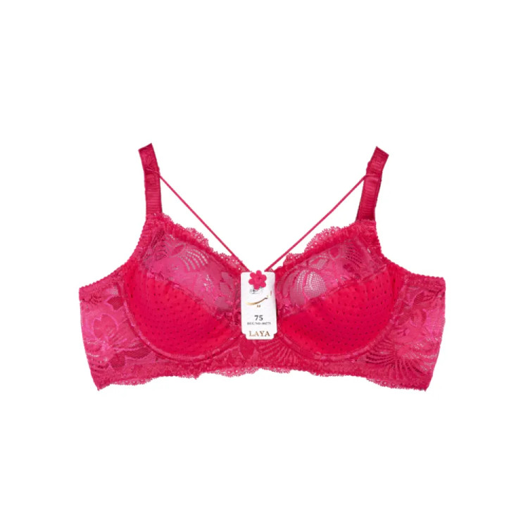 سوتین فنردار هارنس دار دانتل سوزنی زنانه بند قابل تنظیم