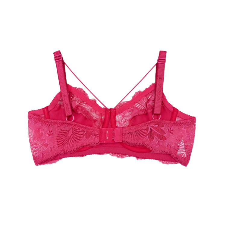 سوتین فنردار هارنس دار دانتل سوزنی زنانه بند قابل تنظیم