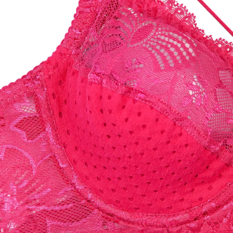 سوتین فنردار هارنس دار دانتل سوزنی زنانه بند قابل تنظیم