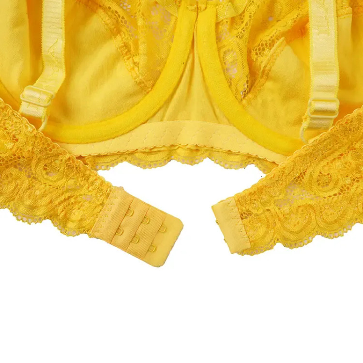 سوتین فنردار هارنس دار دانتل سوزنی زنانه بند قابل تنظیم