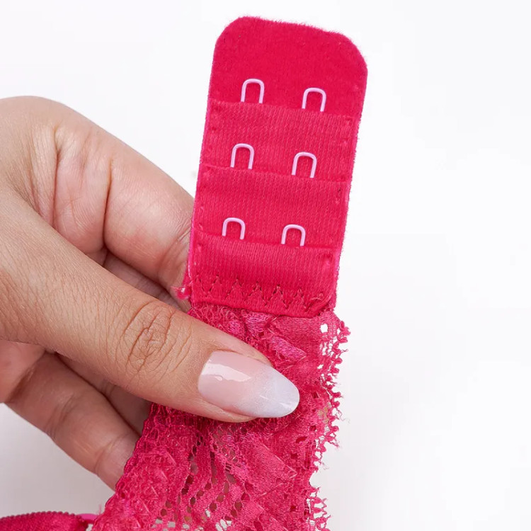 سوتین فنردار هارنس دار دانتل سوزنی زنانه بند قابل تنظیم