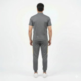 ست نیم زیپ مردانه شلوار گت دار و جیب زیپ دار ورزشی اسپرت