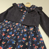 ست کت و سارافون دخترانه طرح گلدار | لباس مجلسی کودک | سایز 2 تا 10 سال