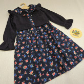 ست کت و سارافون دخترانه طرح گلدار | لباس مجلسی کودک | سایز 2 تا 10 سال